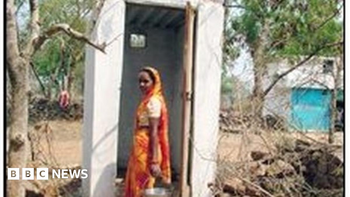 File picture of toilet in Indian village