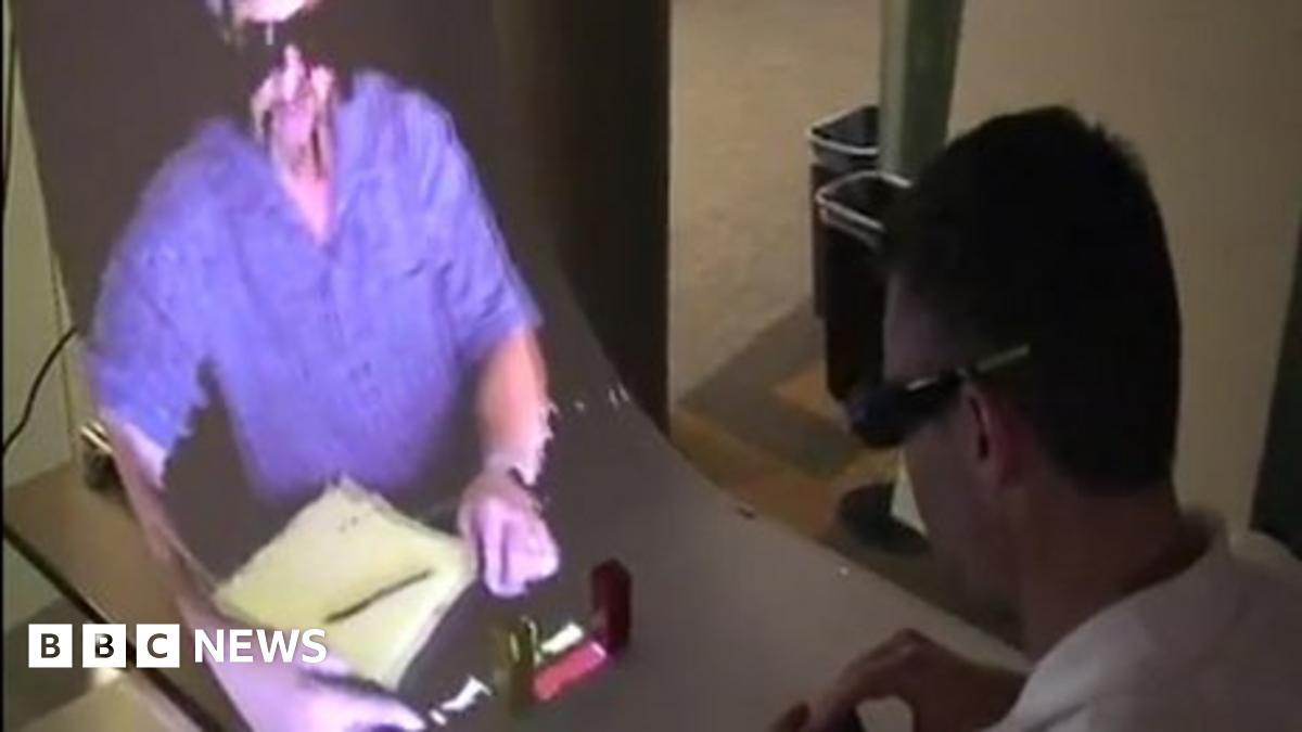 MirageTable: Microsoft presents augmented reality device - BBC News