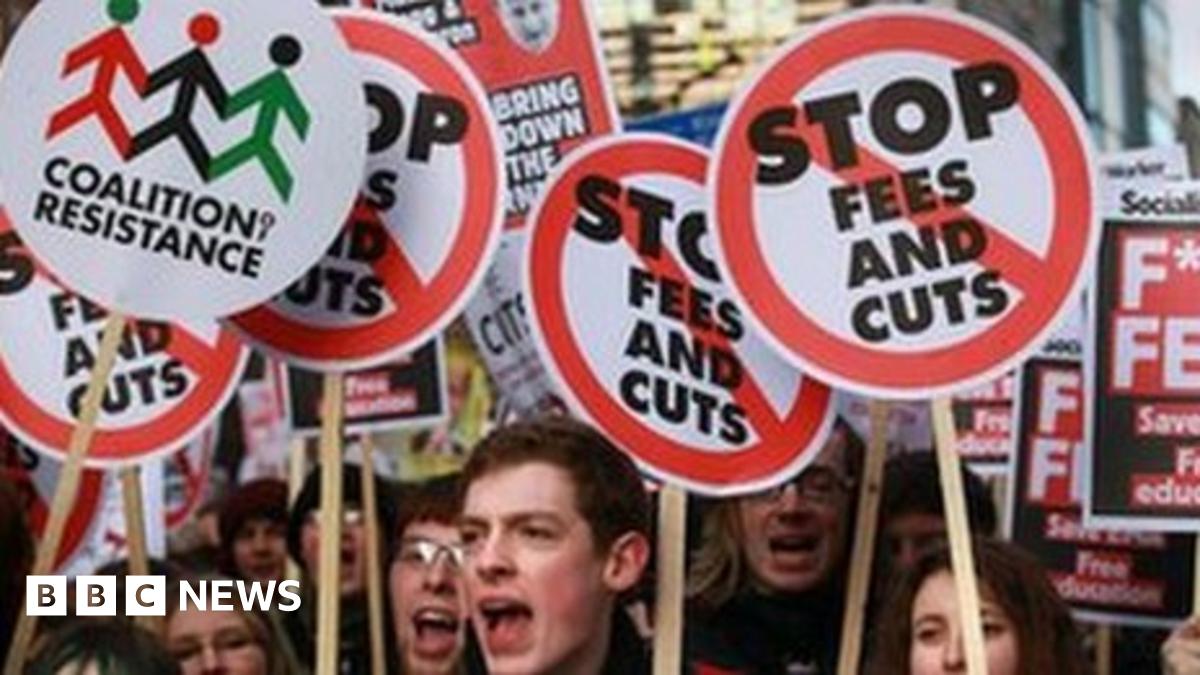 Student protest march is announced - BBC News