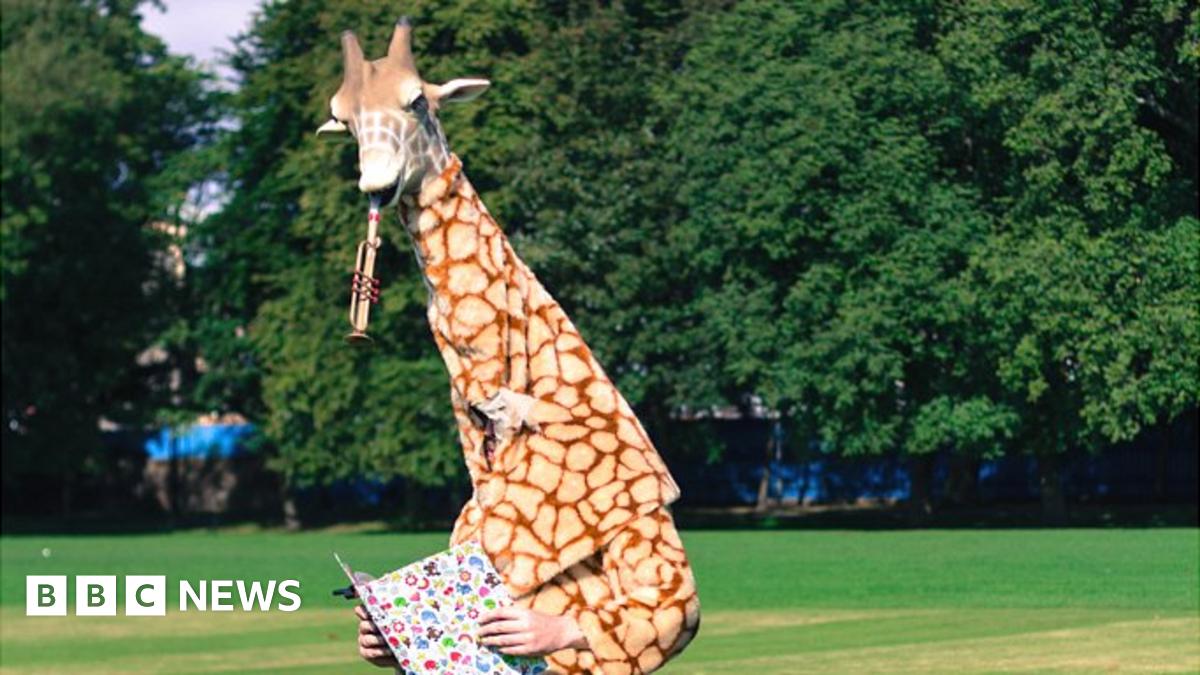 Armstrong The Good Giraffe speaks about his acts of kindness - BBC News