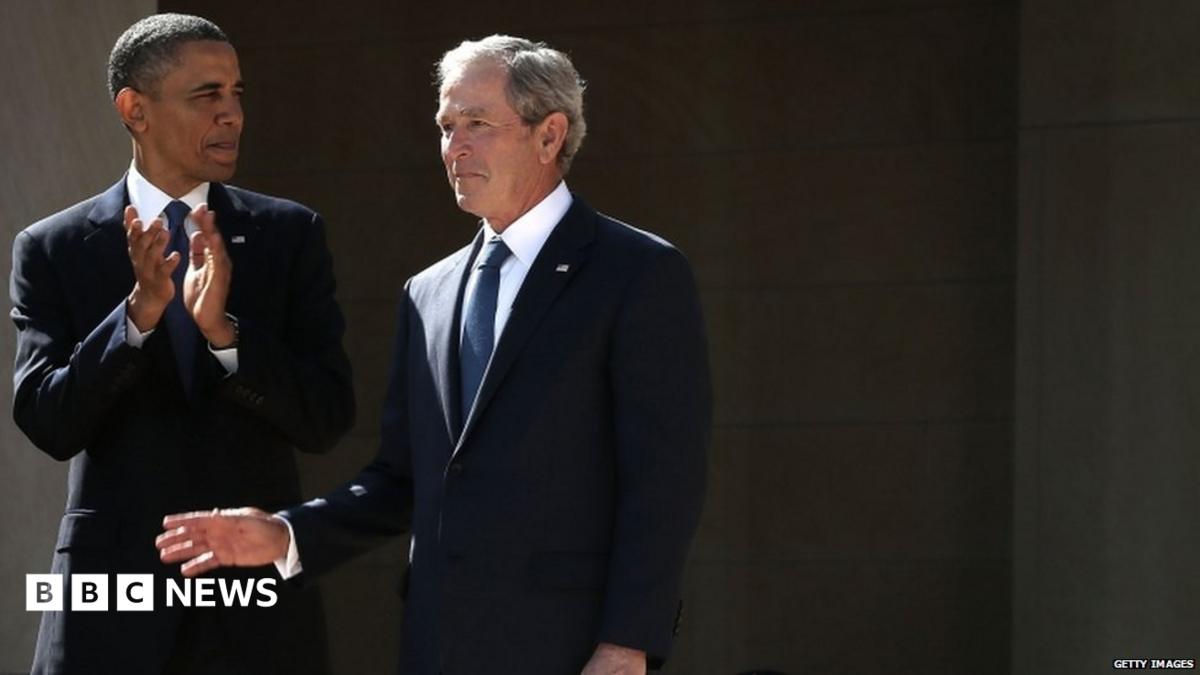 In pictures: Opening of George W Bush Library - BBC News