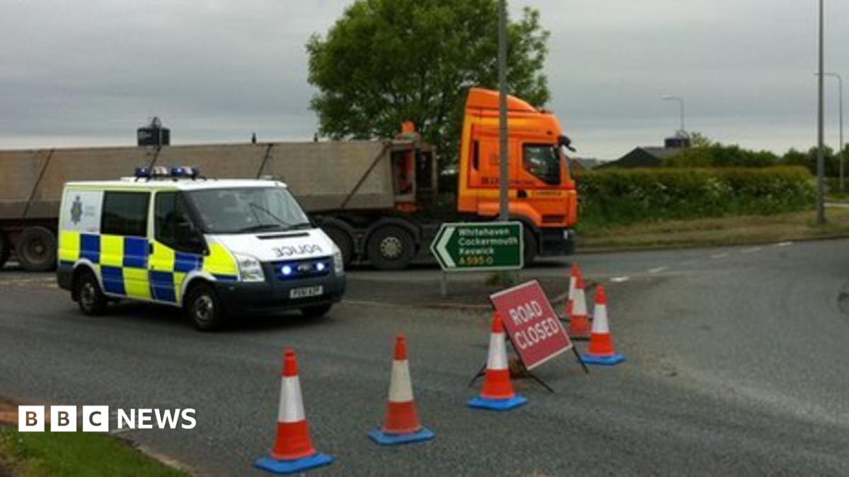 a595-wigton-crash-car-driver-killed-in-collision-bbc-news