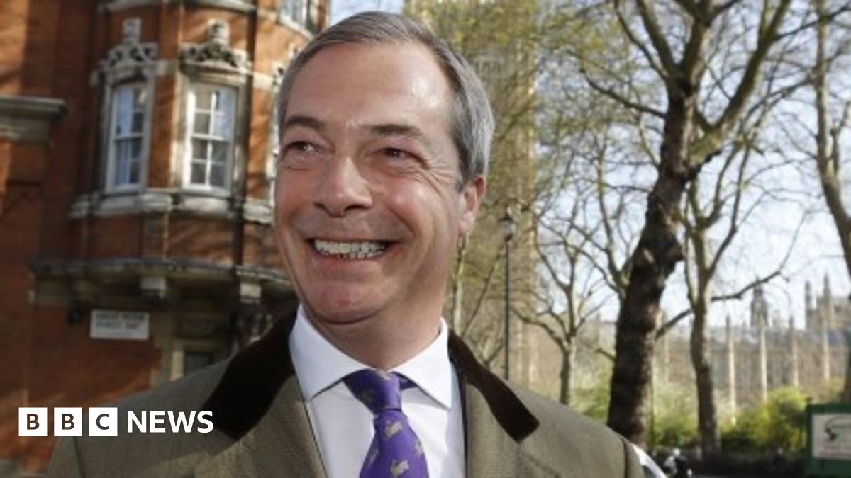 UKIP leader Nigel Farage