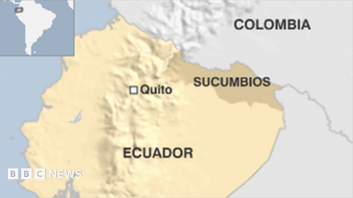 Ecuador Soldier Killed In Clashes On Colombian Border BBC News