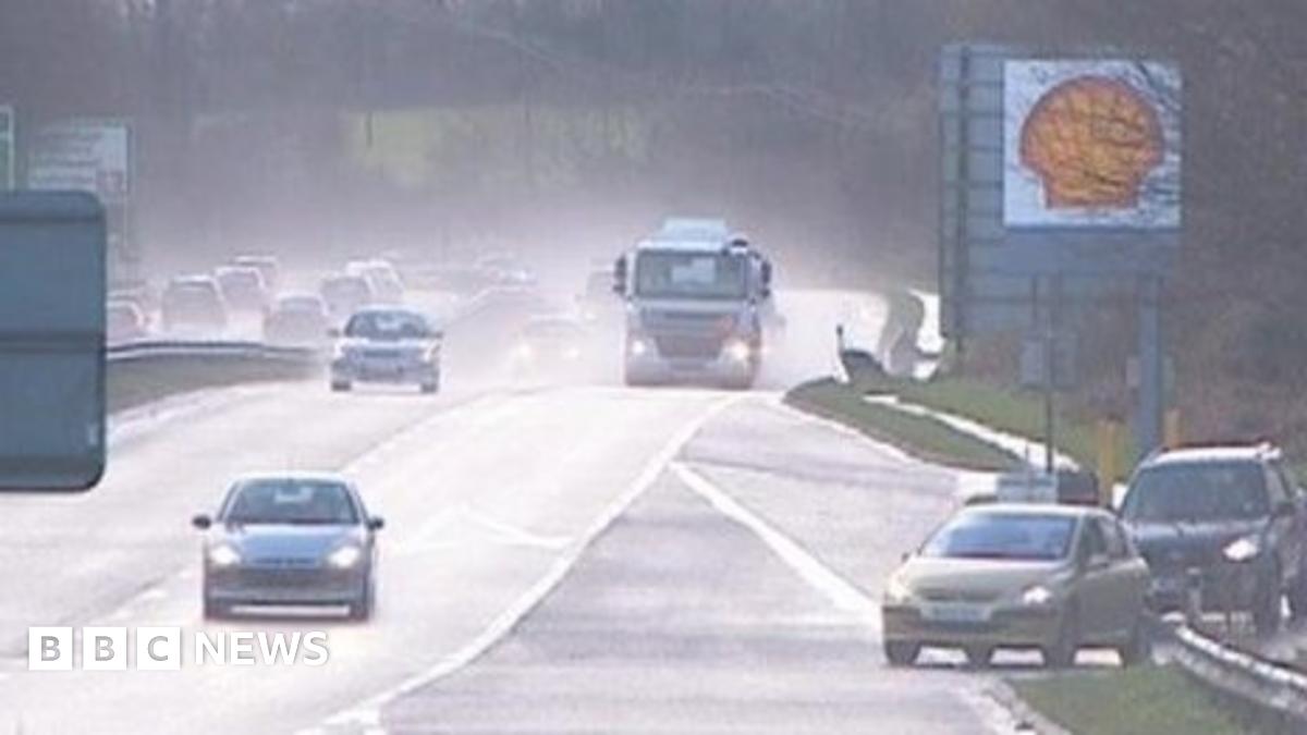 Elderly man drives wrong way on Devon dual carriageway BBC News