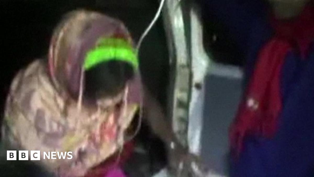 Indian woman taken to hospital