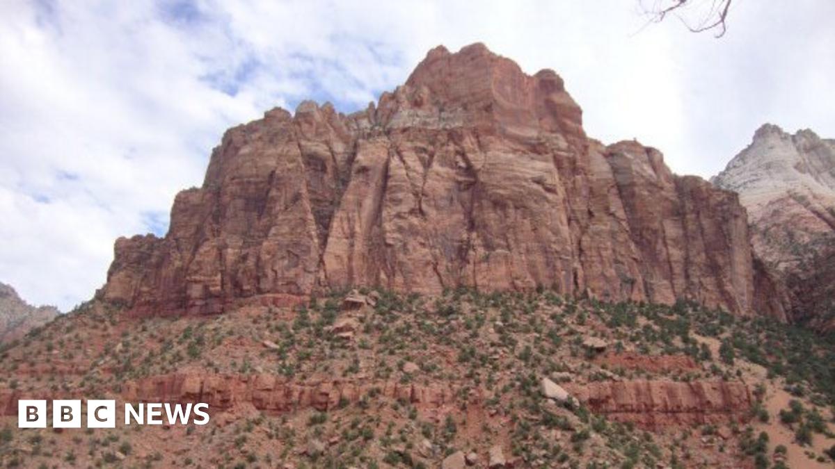 Utah newlywed dies after base jump parachute failure BBC News(00)