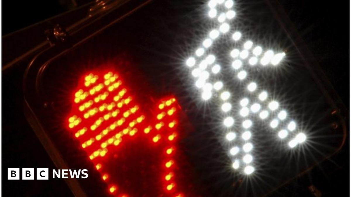 Pedestrian crossing lights