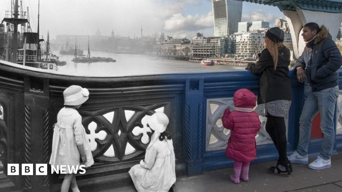 In pictures: London now and then - BBC News