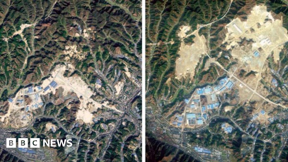 Risk Posed By China Mountain Removal Bbc News