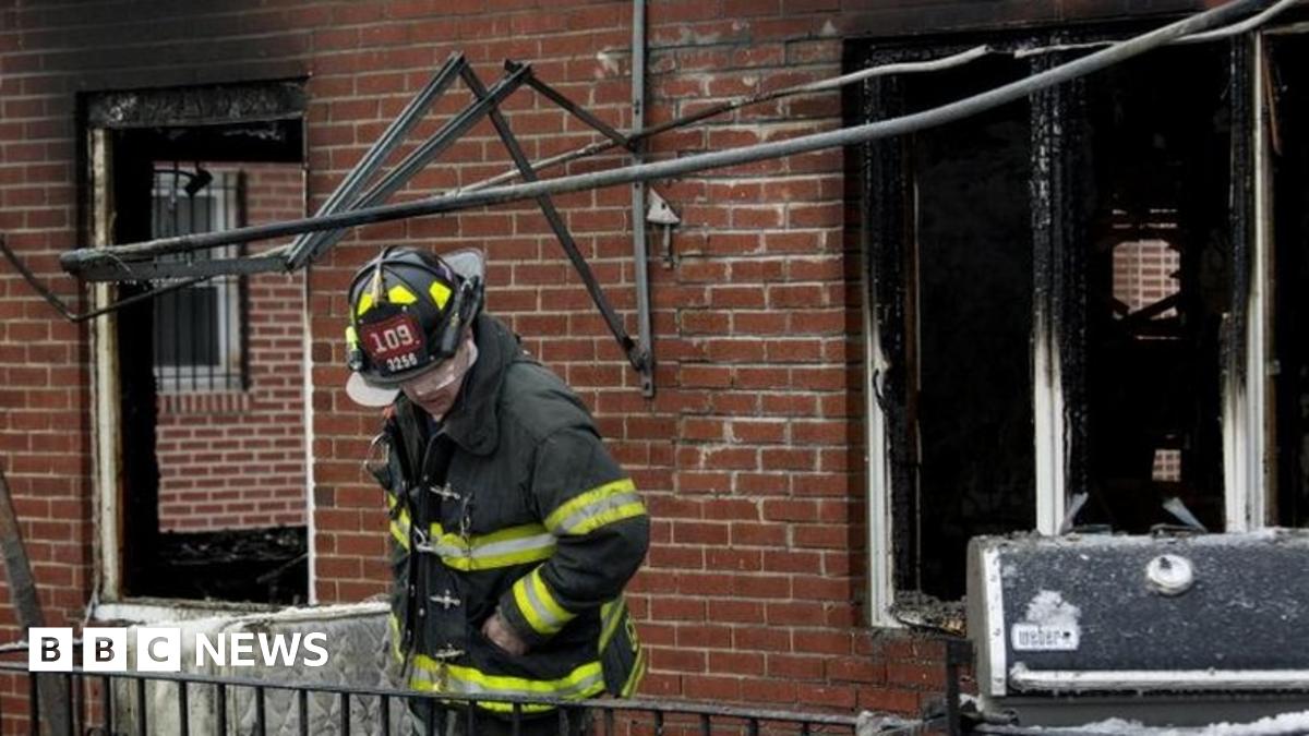 New York house fire kills seven children in Brooklyn BBC News