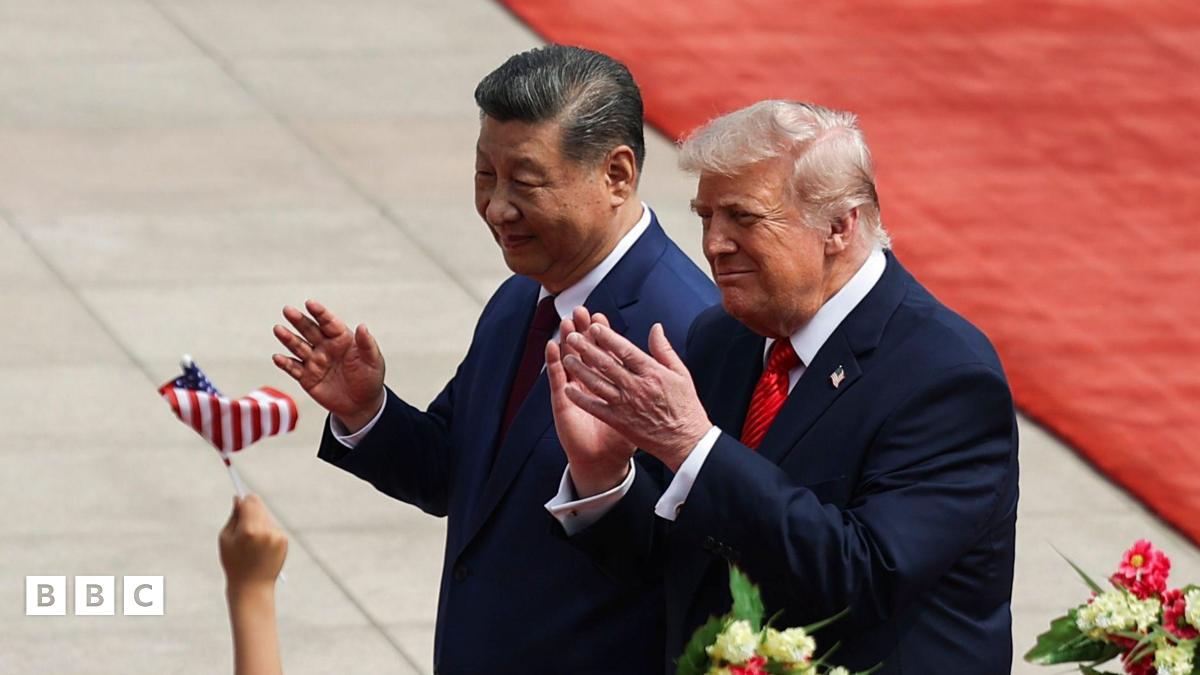 US President Donald Trump Visits China