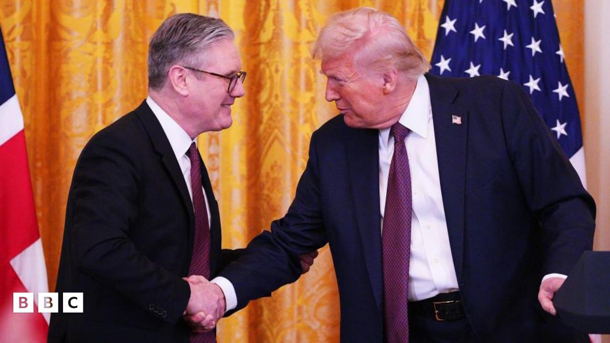 UK Prime Minister Keir Starmer meets US President Donald Trump at the White House