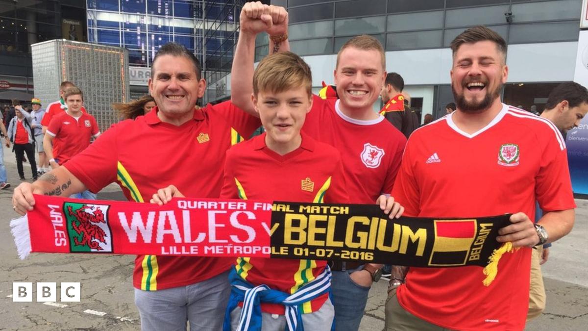 Euro 2016: Fans get ready for Wales v Belgium - BBC Newsround