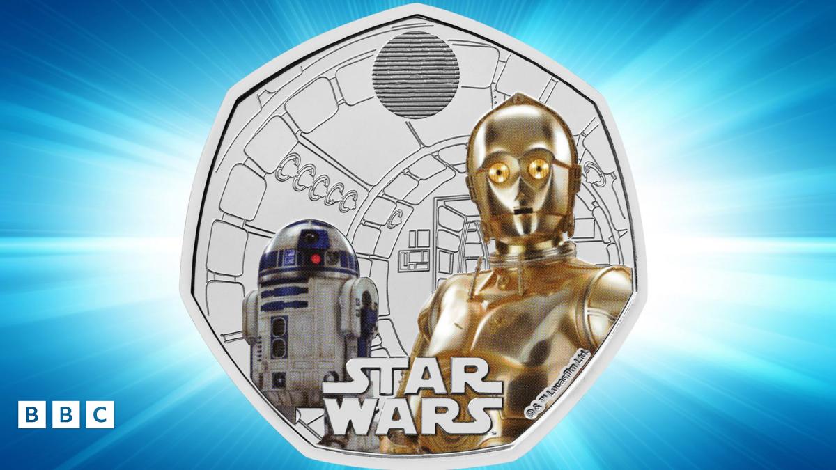 Star Wars coins revealed by Royal Mint - BBC Newsround