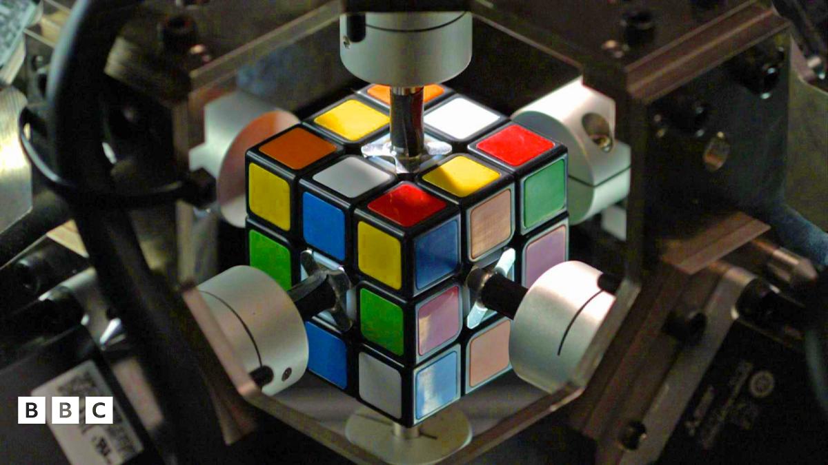 Meet the robot who broke the Rubik's Cube world record - BBC Newsround