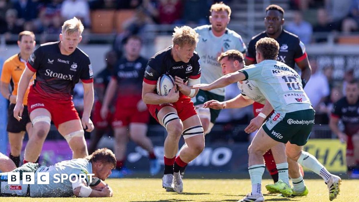 Saracens beat Leicester to keep play-off hopes alive