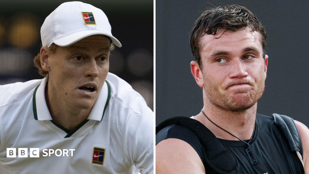 Photo: bbc.co.uk Jannik Sinner and Jack Draper