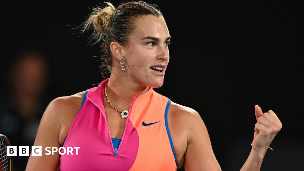 Sabalenka storms to big-hitting Australian Open final against Rybakina