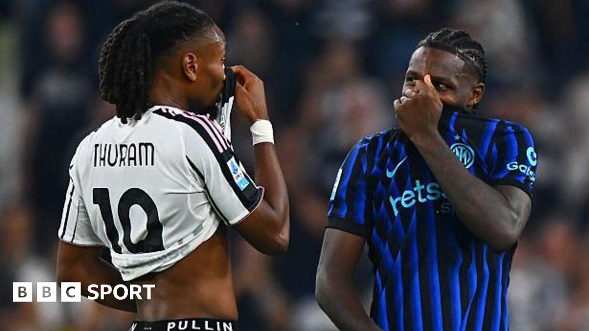 Juventus 4-3 Inter Milan: French brothers Khephren and Marcus Thuram both score in Serie A thriller - BBC Sport