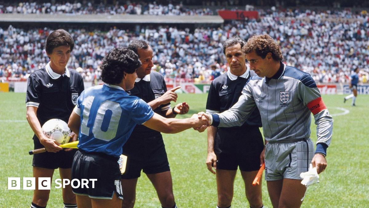 Shilton shirt from 'Hand of God' clash to be sold at auction