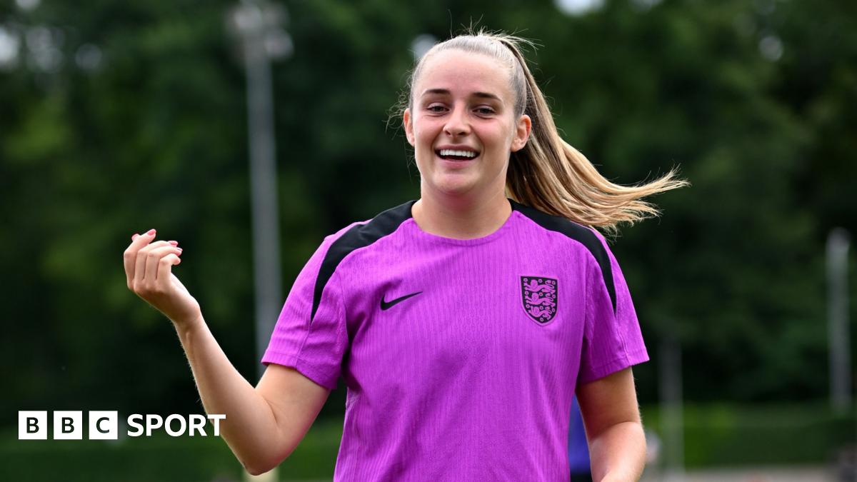 Ella Toone speaking to media
