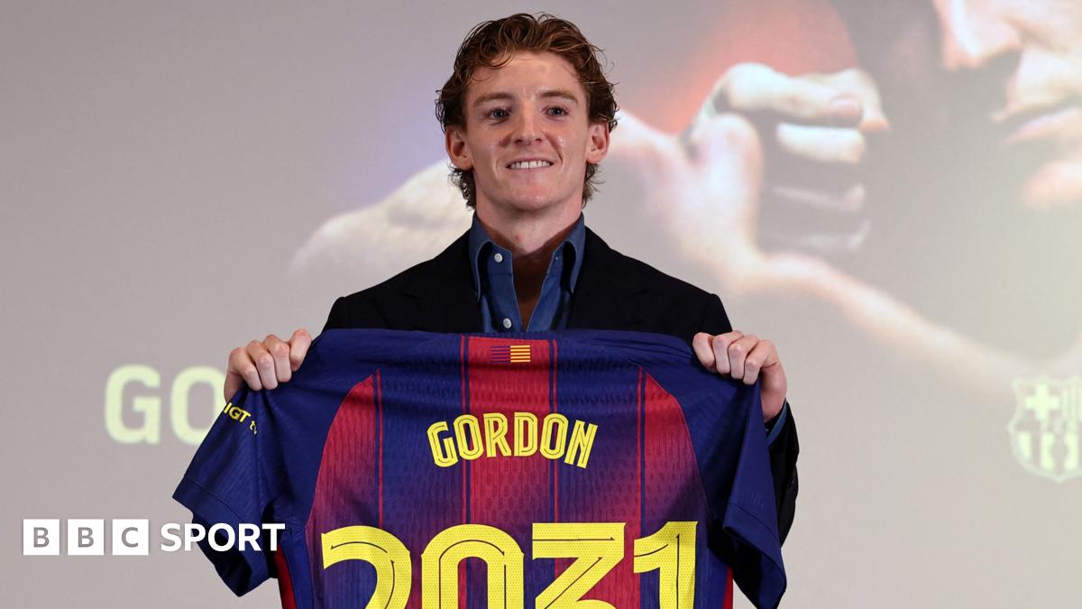 Barcelona sign Gordon in £69m-plus deal from Newcastle