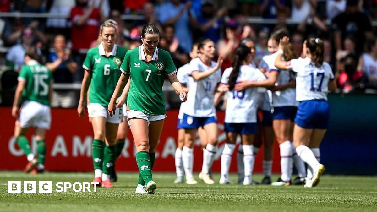 Republic of Ireland outclassed again by USA