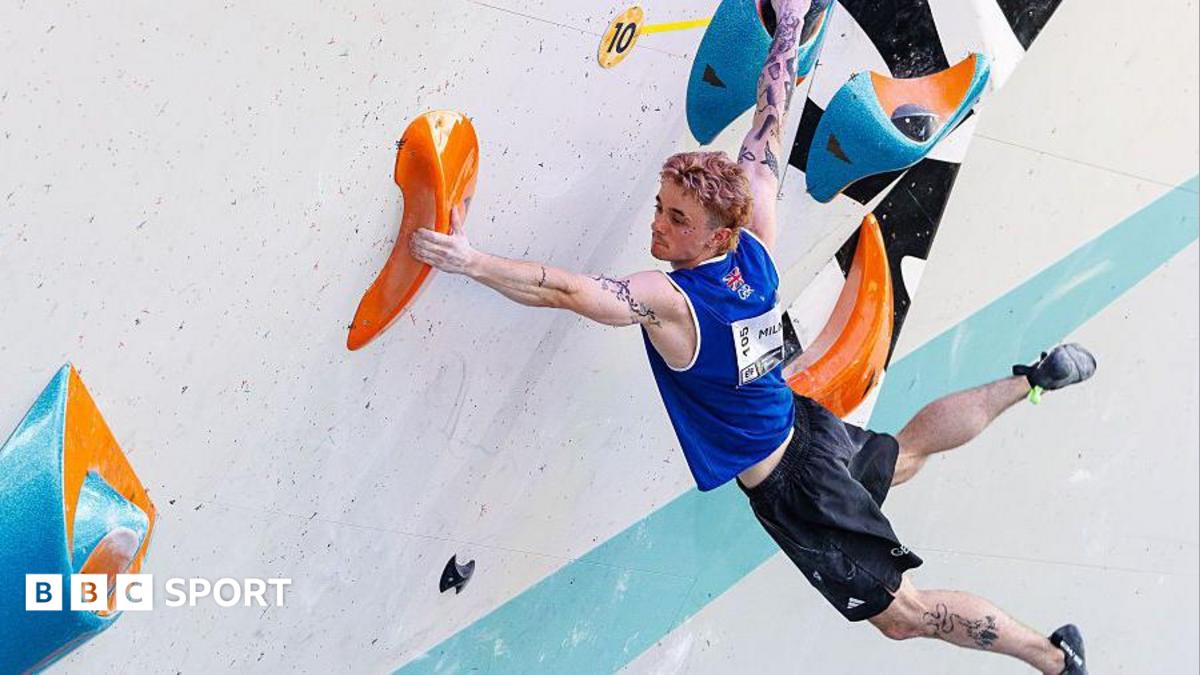 Juara Panjat Tebing Eropa Max Milne Kunci Impian Emas Olimpiade LA 2028
