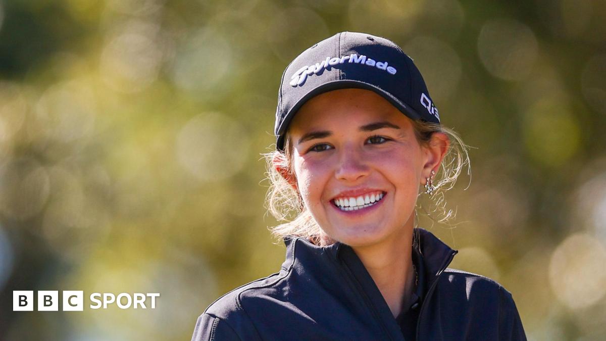 Trump's granddaughter takes advice from Woods before LPGA debut