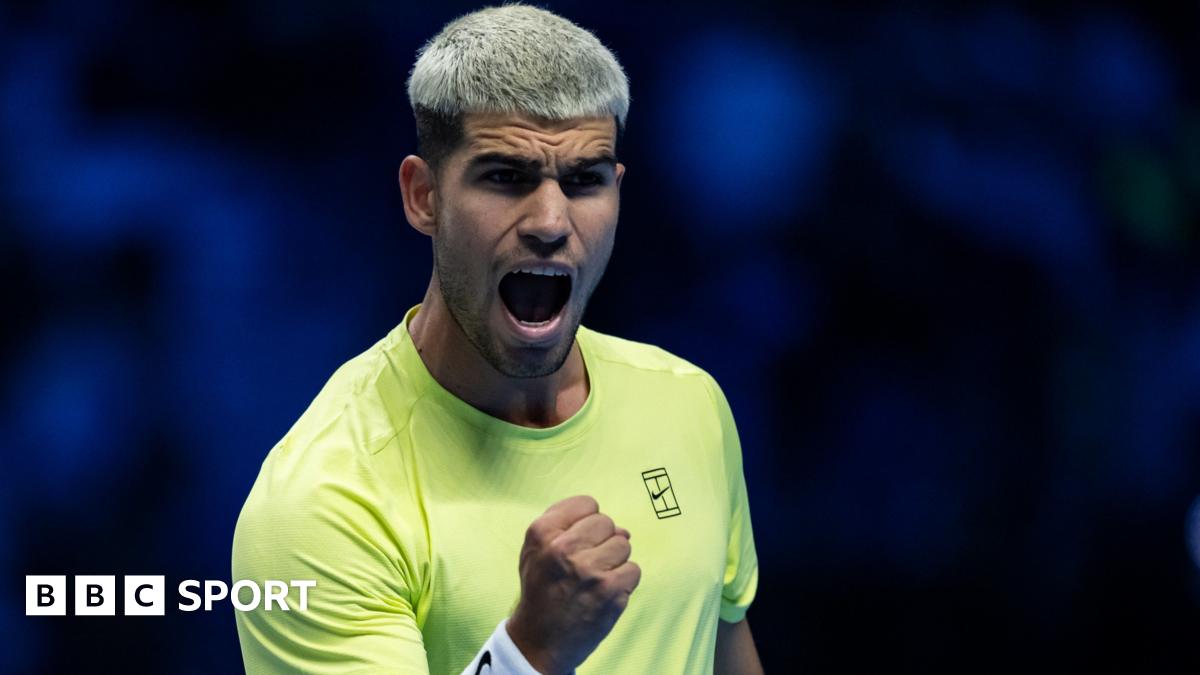 'Motivated' Alcaraz beats De Minaur at ATP Finals