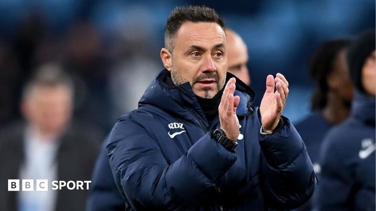 De Zerbi leaves fans guessing - who is big-name attacker Spurs are targeting? - BBC