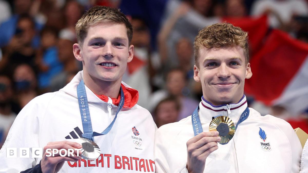 Olympic swimming: Leon Marchand wins fourth gold, while Duncan Scott and  Ben Proud claim silvers - BBC Sport
