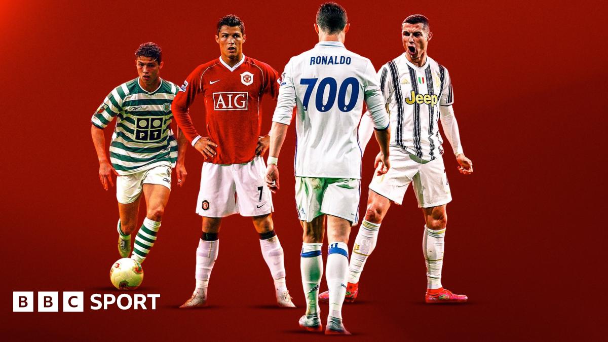 Cristiano Ronaldo Manchester United forward scores 700th club goal of career BBC Sport
