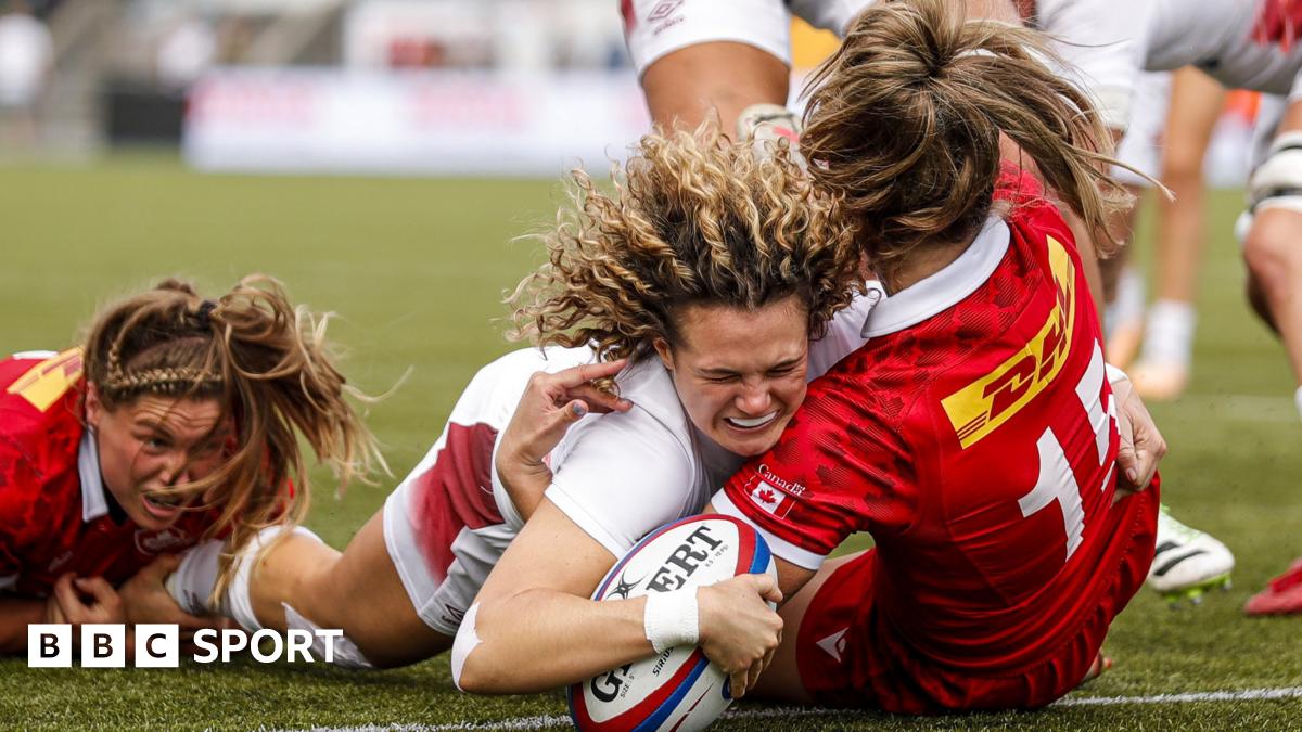 England 29-12 Canada: Red Roses seal series with win over 14-player ...