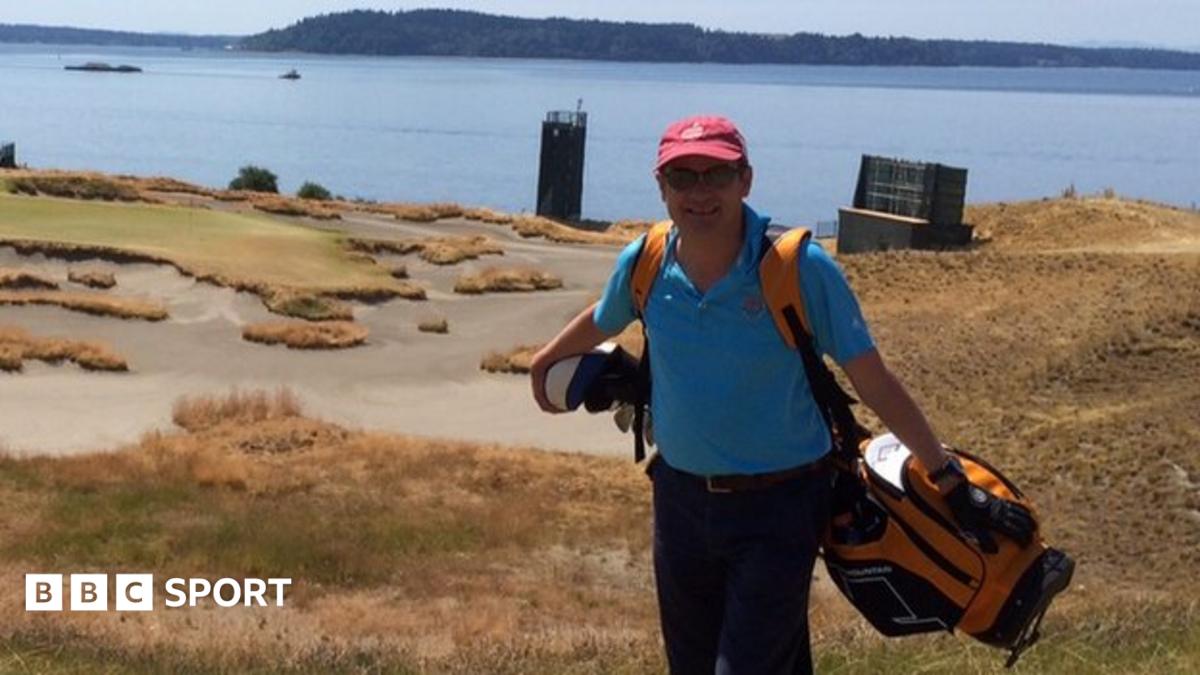 US Open: Taking on controversial Chambers Bay course - BBC Sport