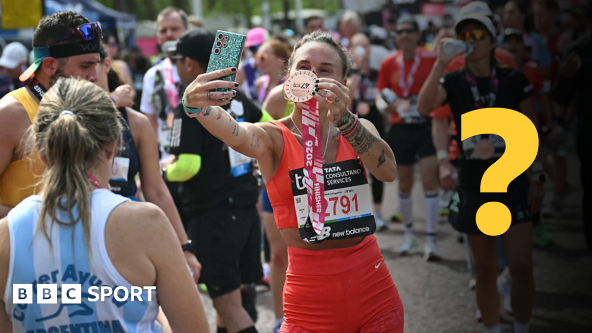 BBC Sport weekly quiz: How many have applied for 2027 London Marathon?