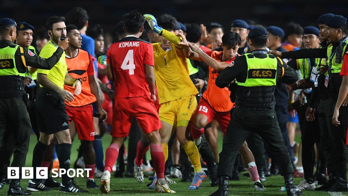 Southeast Asian Games: Two Thailand players banned for six months after mass brawls in final - BBC Sport