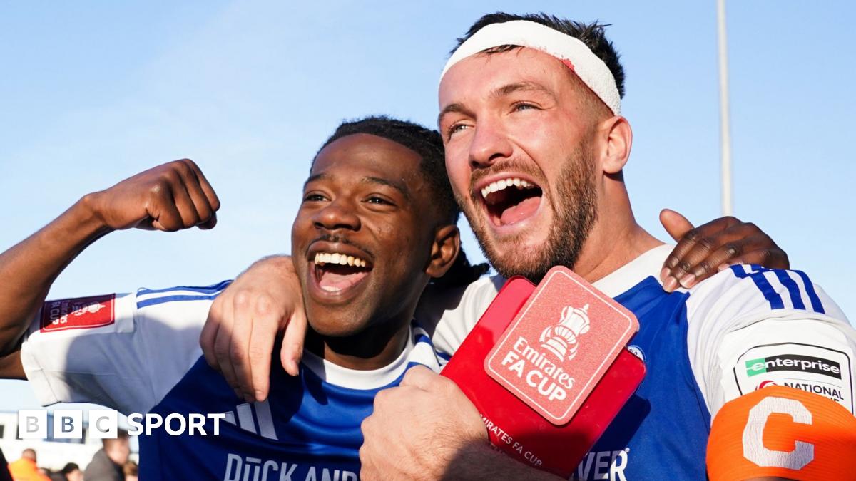 'He is here with us' - Macclesfield make FA Cup history on emotional day