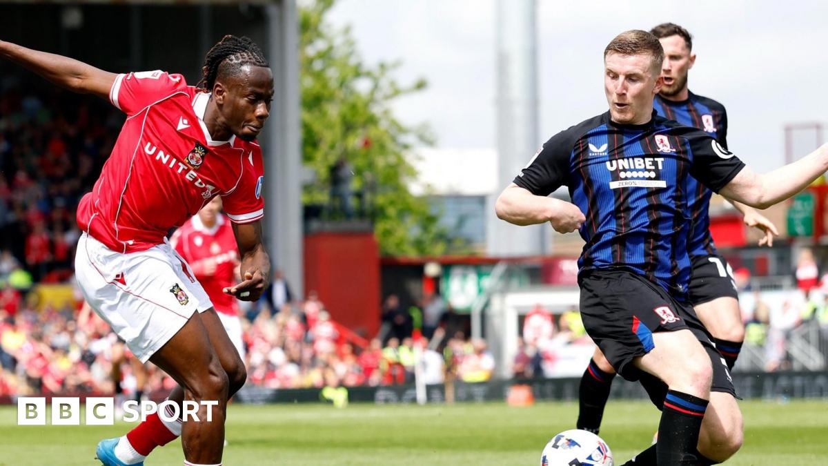 Wrexhams playoff-drøm brast i sidste sekund mod Middlesbrough