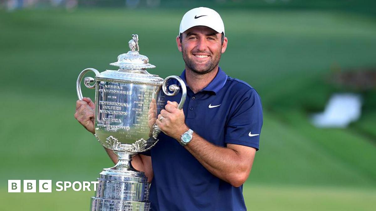 Dominant Scheffler resists Rahm challenge to win US PGA