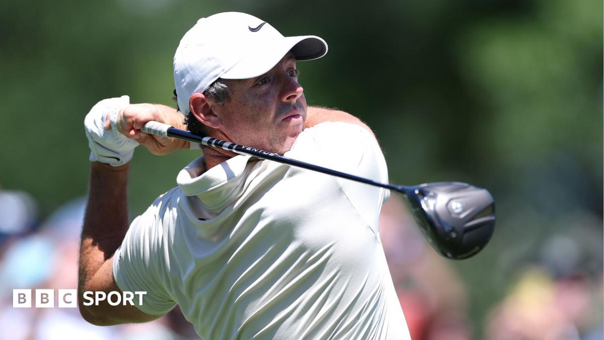 Photo: bbc.co.uk Rory McIlroy at the end of his swing