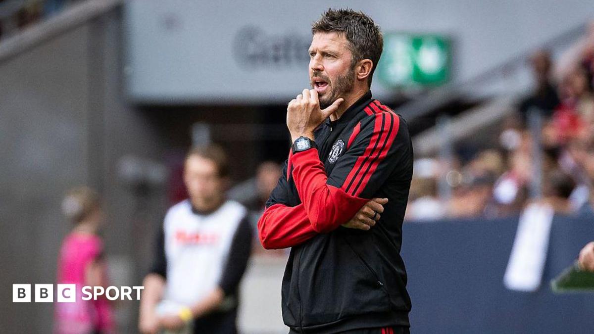 General view of a football stadium in Gothenburg where Manchester United faces PSG in a pre-season friendly.
