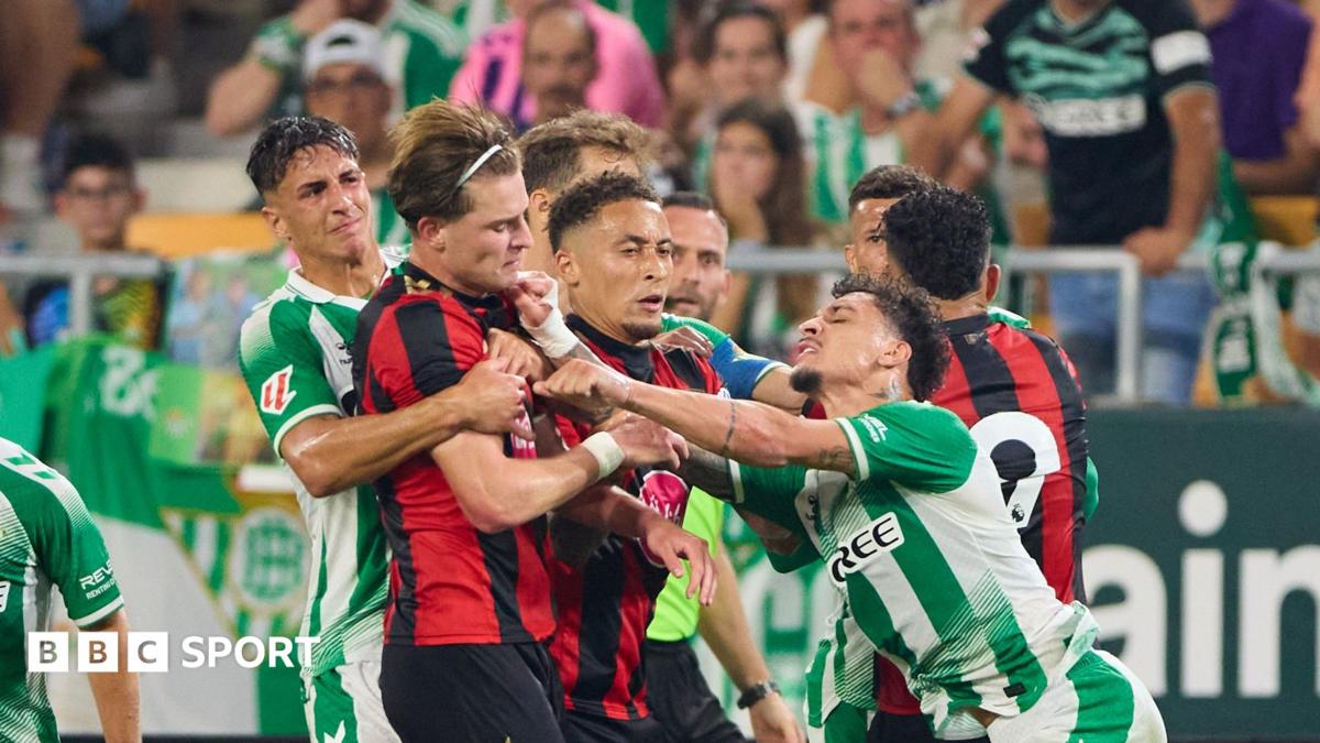 Scott and Antony sent off in Bournemouth v Betis friendly