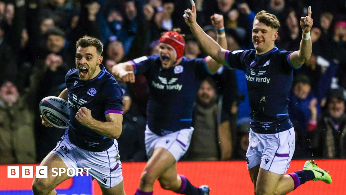 Six Nations 2022: Scotland 20-17 England - late penalty try helps hosts ...