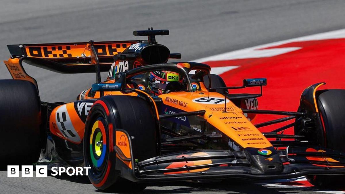 McLaren's Piastri tops Friday practice in Barcelona