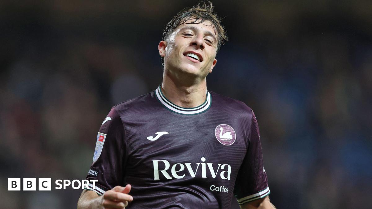 Swansea City: Alan Sheehan salutes Goncalo Franco after stunning goal
