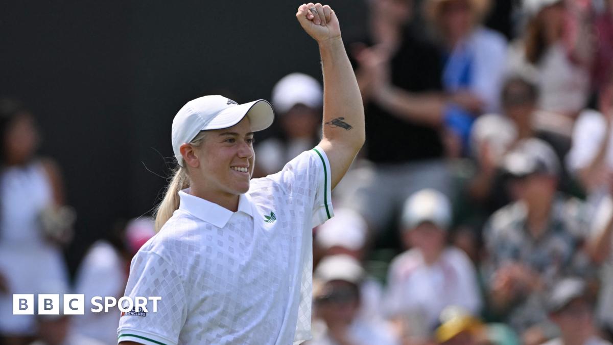 Wimbledon 2025: Sonay Kartal gets British women off to winning start