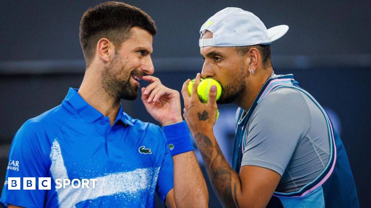 Novak Djokovic and Nick Kygrios narrowly beaten in doubles at Brisbane International