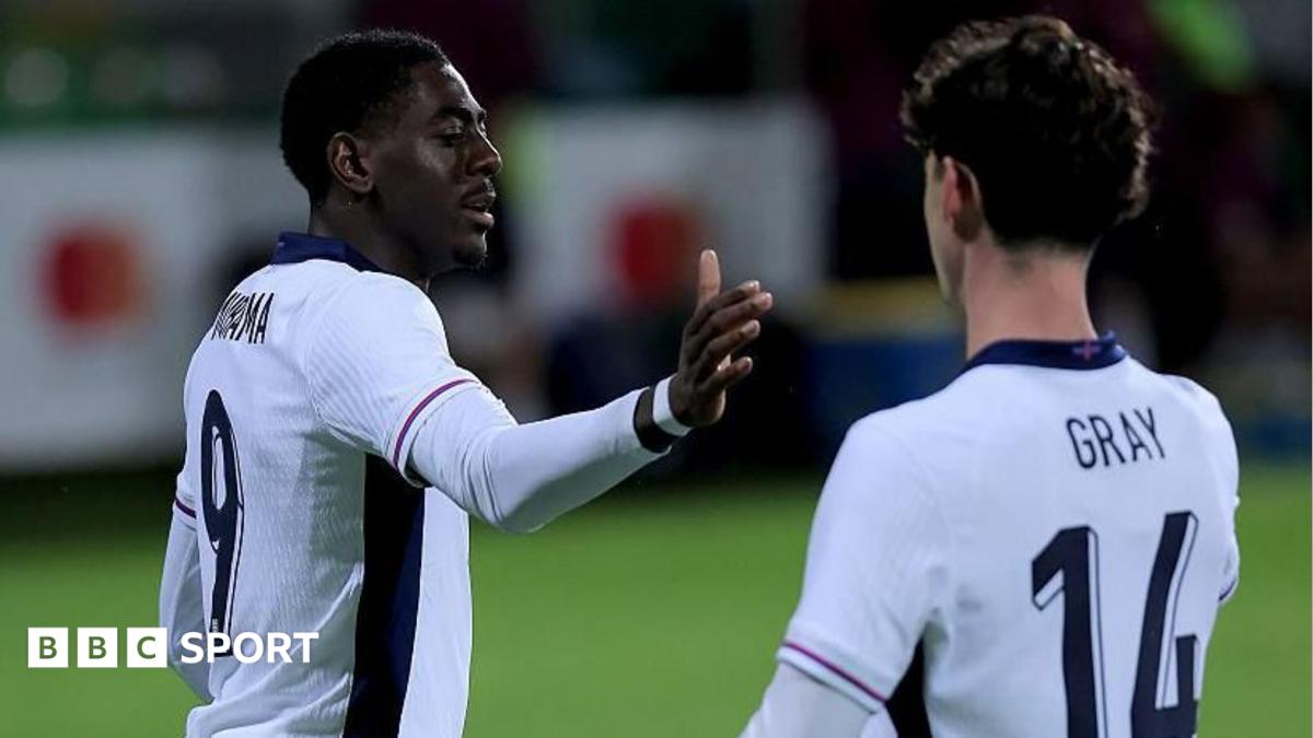 イングランドU21 4-0 モルドバU21：マンシティのストライカー、ディビン・ムバマが2得点を挙げて勝利